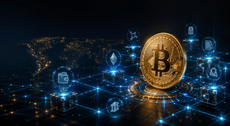The History of Bitcoin: From Digital Currency to Blockchain Revolution History of Bitcoin: Illustration showing Bitcoin and how it enabled Ethereum, decentralized finance (DeFi), smart contracts, tokenization, digital wallets, and other cryptocurrencies